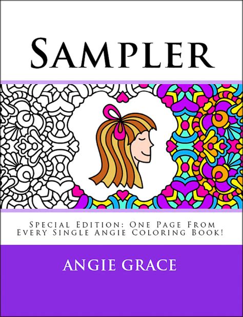 Sampler Special Edition One Page From Every Single Angie Coloring Book Angie Grace Doc