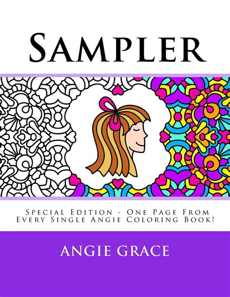 Sampler Special Edition One Page From Every Single Angie Coloring Book Angie Grace Doc