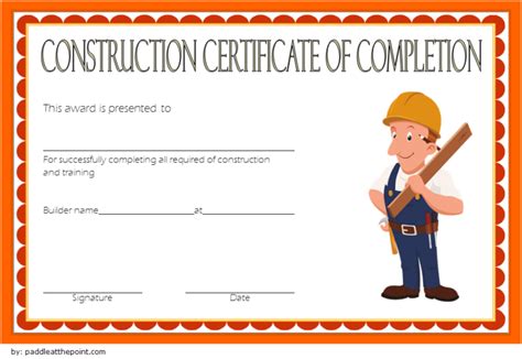 Samples Construction Vesting Certificate Ebook Doc