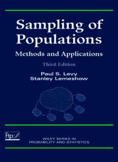 Sampling of Populations: Methods and Applications (Wiley Series in Survey Methodology) Ebook Kindle Editon