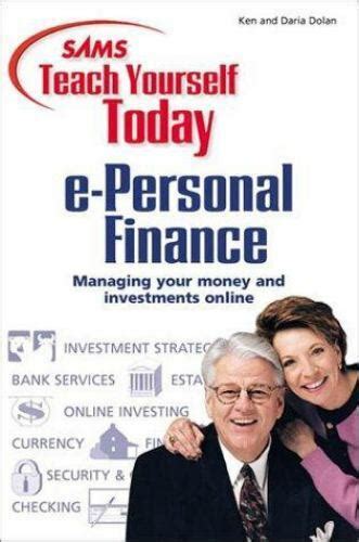 Sams Teach Yourself e-Personal Finance Today 1st Edition Epub