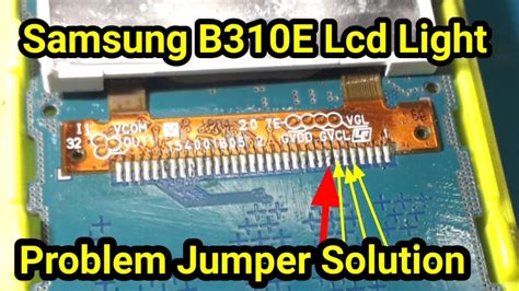 Samsung B210 Display Light Solution PDF