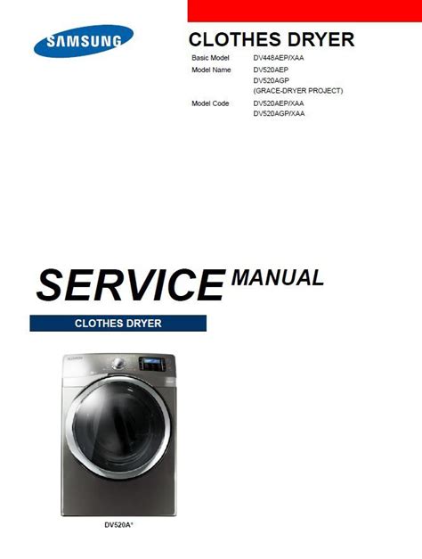 Samsung Dryer Repair Manual Ebook Doc
