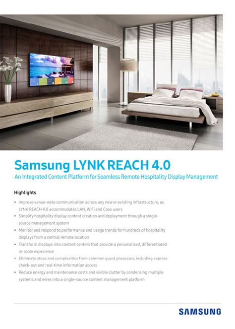 Samsung LYNKâ„¢ REACH and REACH Server - Samsung â€¦ PDF PDF