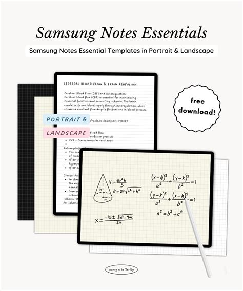 Samsung Notes Templates Free