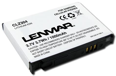 Samsung SGH A767 Battery Li Ion Rechargable PDF
