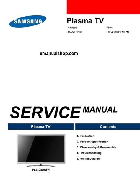 Samsung Tv Service Manuals Ebook Doc