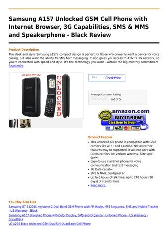 Samsung Unlocked Internet Capabilities Speakerphone Epub