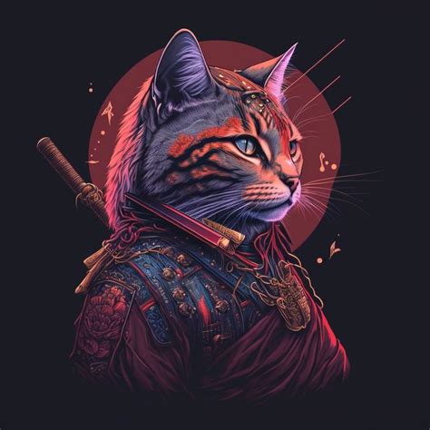 Samurai Cat Shirt: A Purrfect Blend of Feline Charm and Warrior Spirit