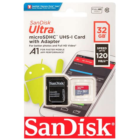 SanDisk 32GB microSDHC Memory Package Reader