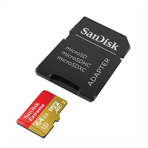 SanDisk Extreme MicroSDXC Adapter SDSQXNE 064G GN6MA Epub