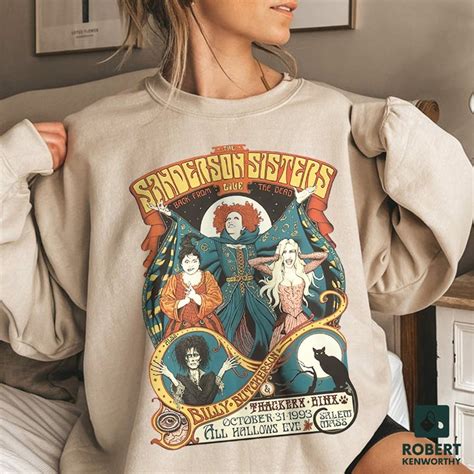 Sanderson Sisters Sweatshirt: A Bewitching Embrace of Nostalgic Charm and Halloween Merriment