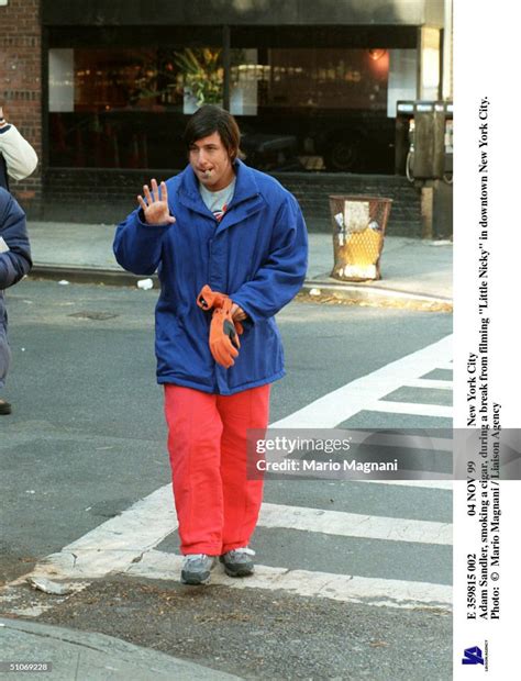 Sandler Smoking Cigarette NYC