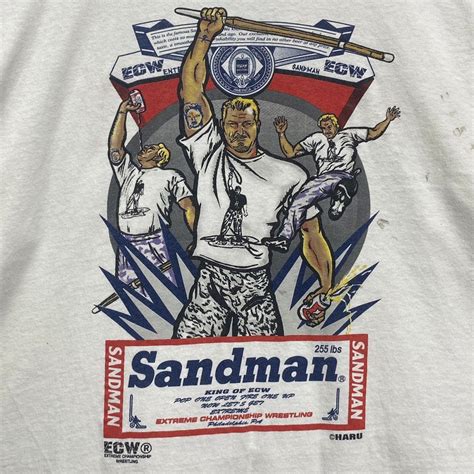 Sandman ECW Shirt: A Symbol of Rebellion and Individuality