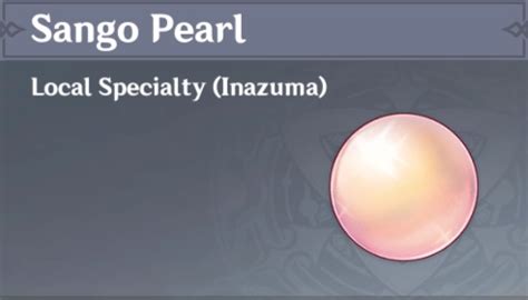 Sango Pearls Genshin: Everything You Need to Know