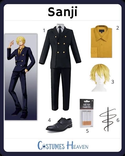 Sanji One Piece Costume: The Ultimate Guide to Embodying the Black Leg Chef