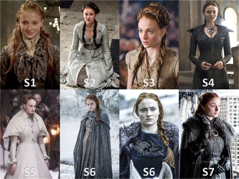 Sansa Stark's Evolutionary Fashion: A Reflection of Growth, Resilience, and Transformation