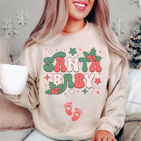 Santa Baby Sweatshirt: The Joyous Festive Attire