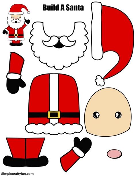 Santa Printable Craft