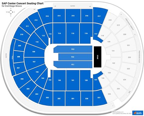 Sap Center Seating Chart Concert
