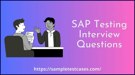 Sap Testing Interview Questions And Answers Doc