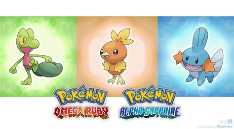 Sapphire Starting Pokémon: Embark on an Epic Adventure with Treecko, Torchic, or Mudkip