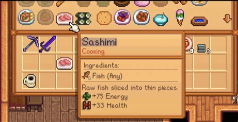 Sashimi Stardew: 10 Culinary Adventures You'll Relish