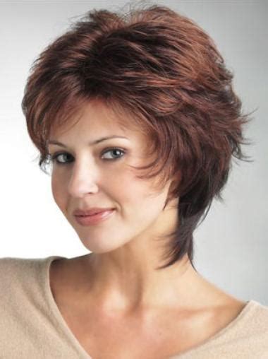 Sassy Monofilament Layered Wavy Wigs For Cancer