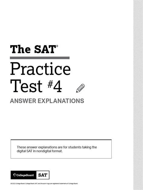 Sat Practice Test 4 Answers Epub