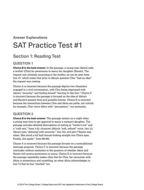 Sat Practice Test Answer Explanations Epub