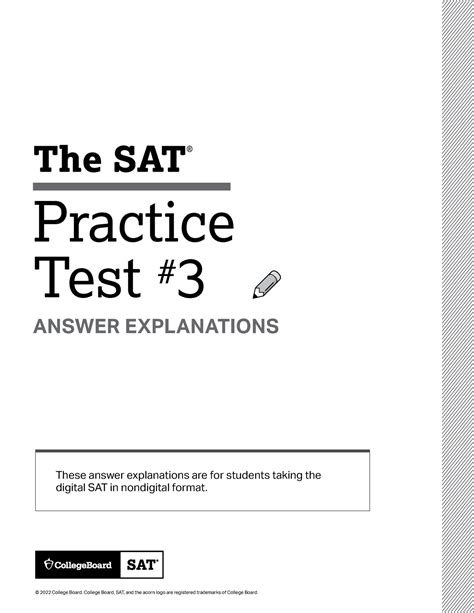 Sat Practice With Answers Kindle Editon