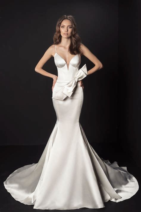 Satin Mermaid Gown: