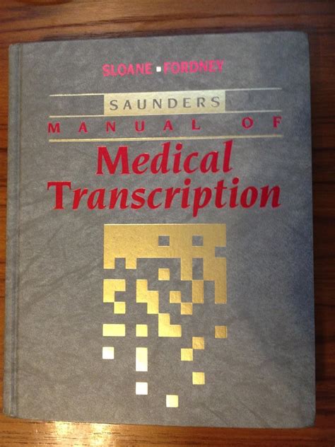 Saunders Manual of Medical Transcription Epub