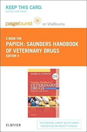 Saunders.Handbook.of.Veterinary.Drugs.Small.and.Large.Animal Ebook Kindle Editon