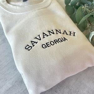 Savannah Georgia Sweatshirts: Essential Apparel for Coastal Charm