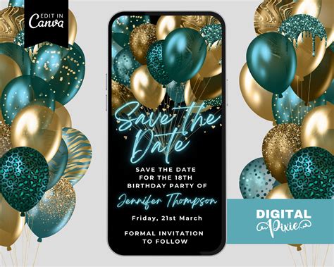 Save The Date Templates Birthday