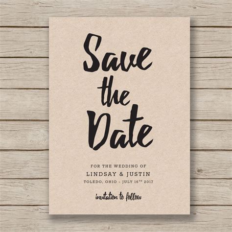 Save The Date Templates For Word