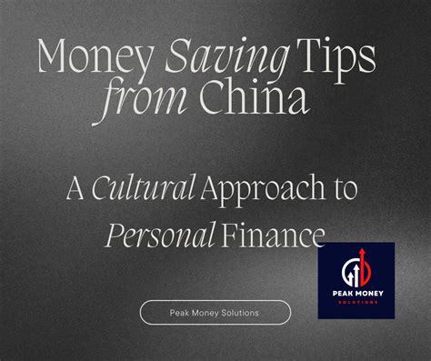 Saving Money in Chinese Culture: A Guide to Financial Security