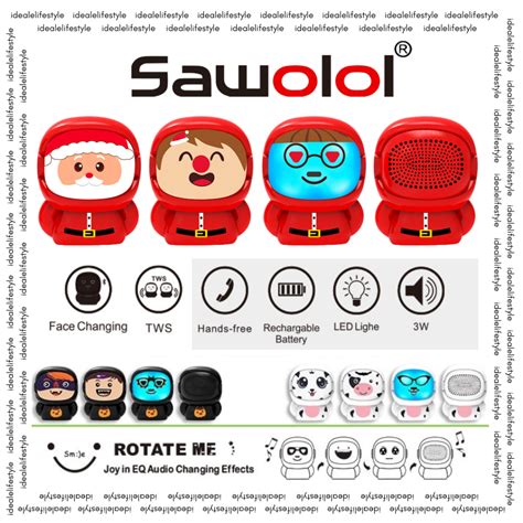 Sawolol Shining Wireless Portable Bluetooth Doc