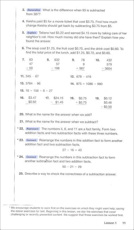 Saxon Math Course 1 Answers Reader