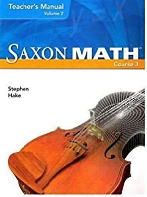 Saxon Math Course 3 Teachers Manual Volume 1 Ebook PDF