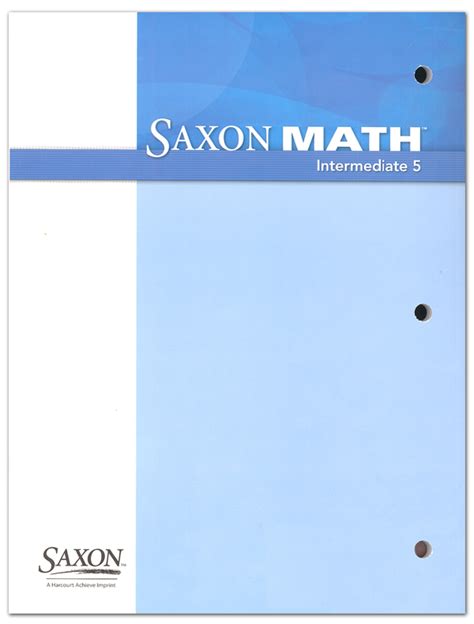 Saxon Math Intermediate 5 Pdf Doc