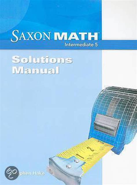 Saxon Math Solutions Manual Doc