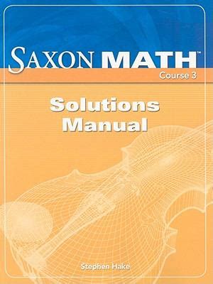 Saxon math course 3 teacher edition Ebook Epub