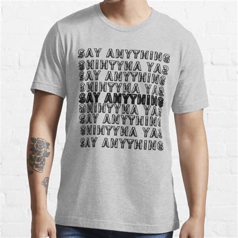 Say Anything T-Shirt: Express Yourself with the Iconic Symbol of Creativity