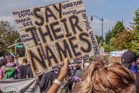 Say Their Names: A Movement for Justice and Remembrance