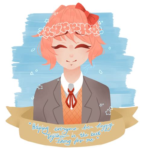 Sayori's Radiant Optimism