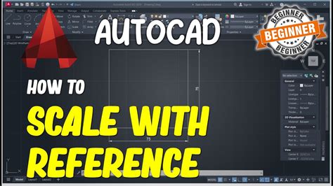 Scale with Reference in AutoCAD