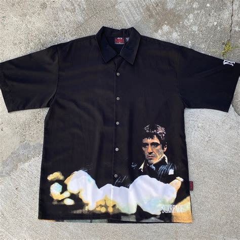 Scarface Button Up Shirt: Live Fast, Die Young, and Look Sharp