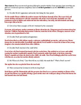 Scarlet Letter Chapter 5 Answers PDF